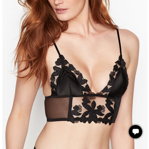Victoria's Secret Other - NWT VICTORIA'S SECRET Unlined Floral Embroidered Bralette ❎️SOLD❎️